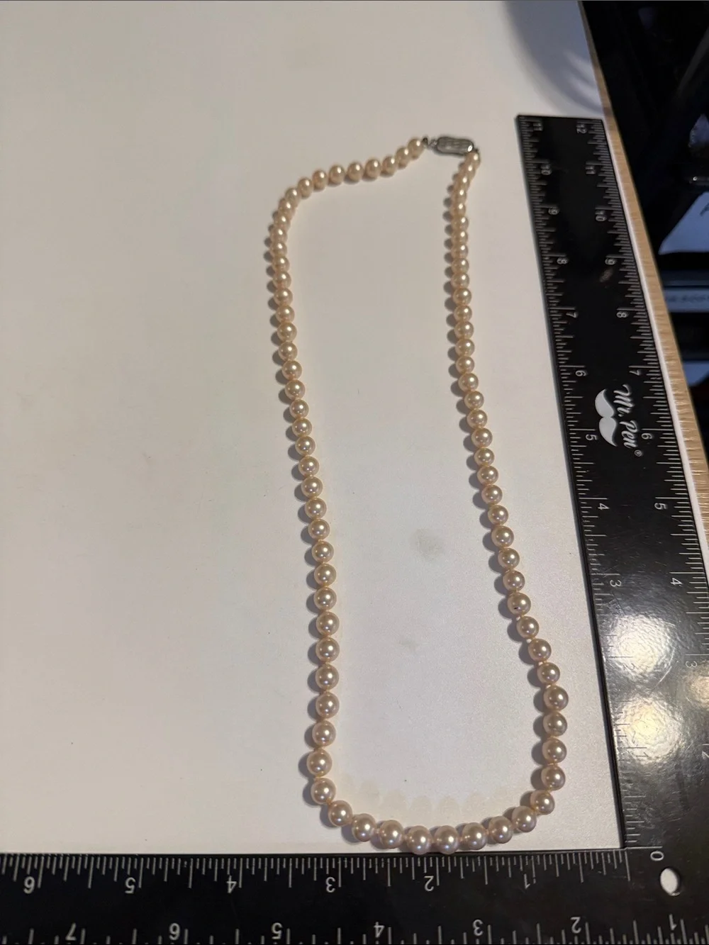 Elegant Cream‎ Pearl Necklace